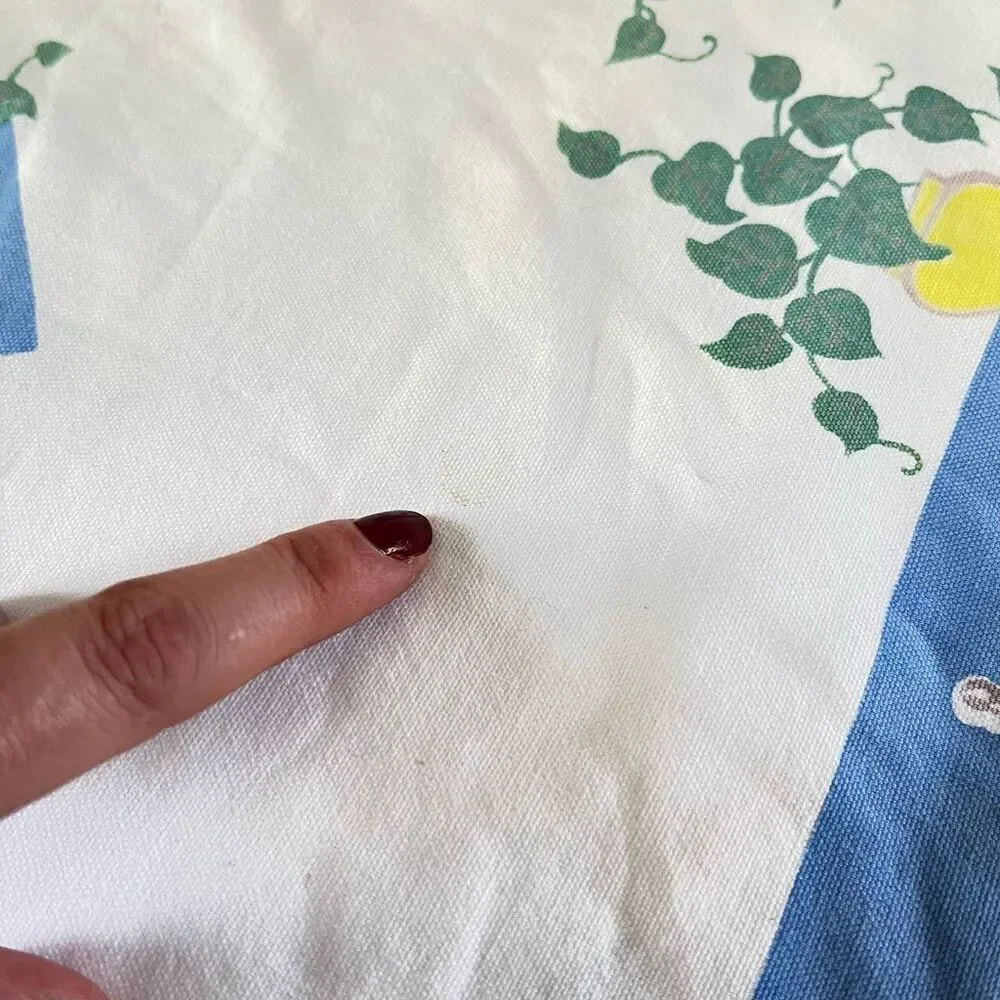Vintage cotton tablecloth